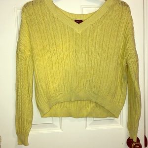 Yellow sweater